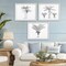 Stupell Industries Minimal Vintage Palm Tree Sketches 3pc Framed Giclee Set, design by Lettered and Lined